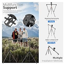 NEEWER Motorized Camera Slider, 39.4"/100cm Carbon