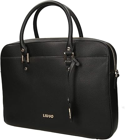 Borsa Liu Jo Cartella N69008 E0033 Nero Mainapps Amazon It Abbigliamento
