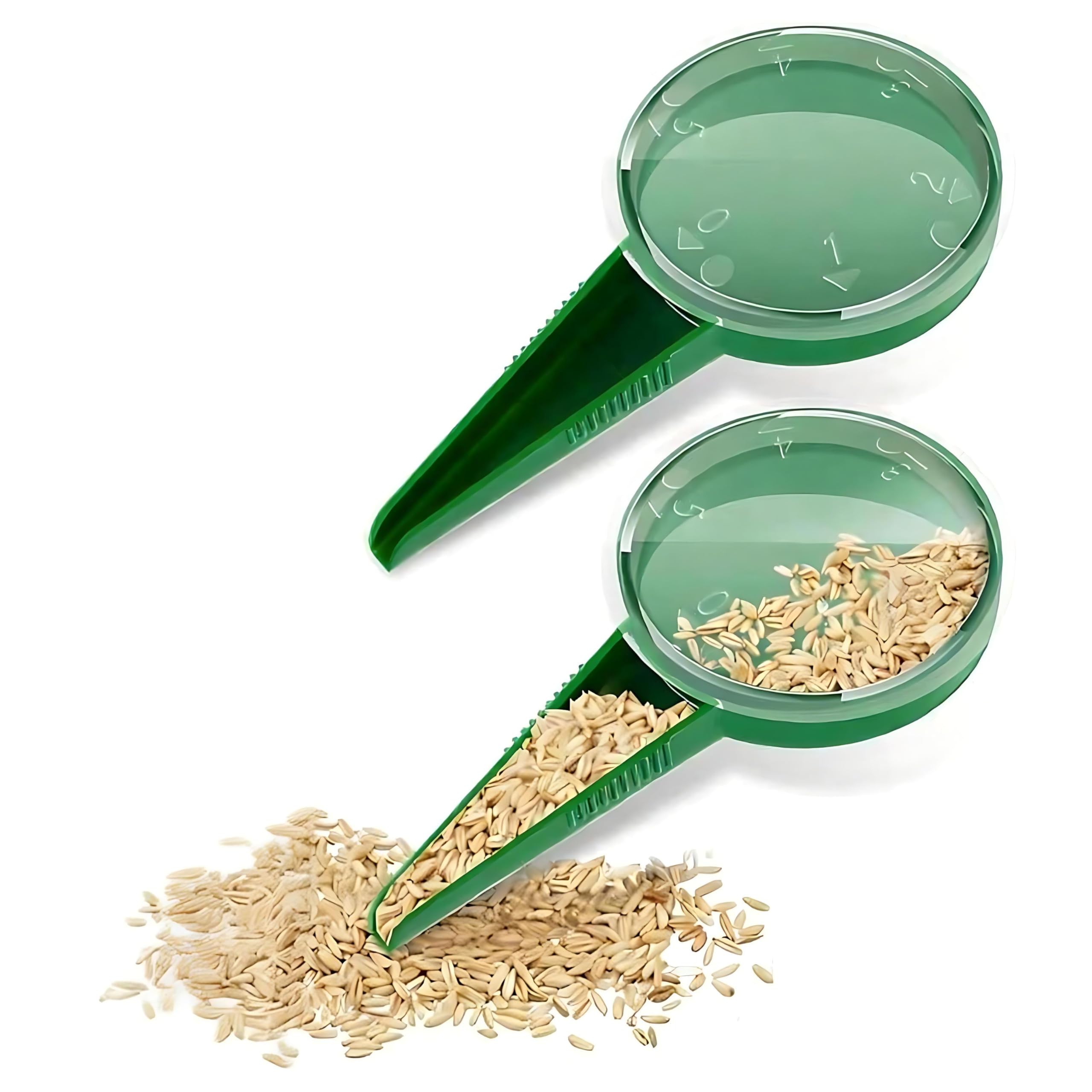 2 x Garden Seed Feeder, Multi Setting Garden Sowing Seeds Dispenser and Planter with Seed Dial Ideal for Sowing 5 Different Seeds in Gardening