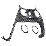 eXtremeRate Black Silver Carbon Fiber Decorative