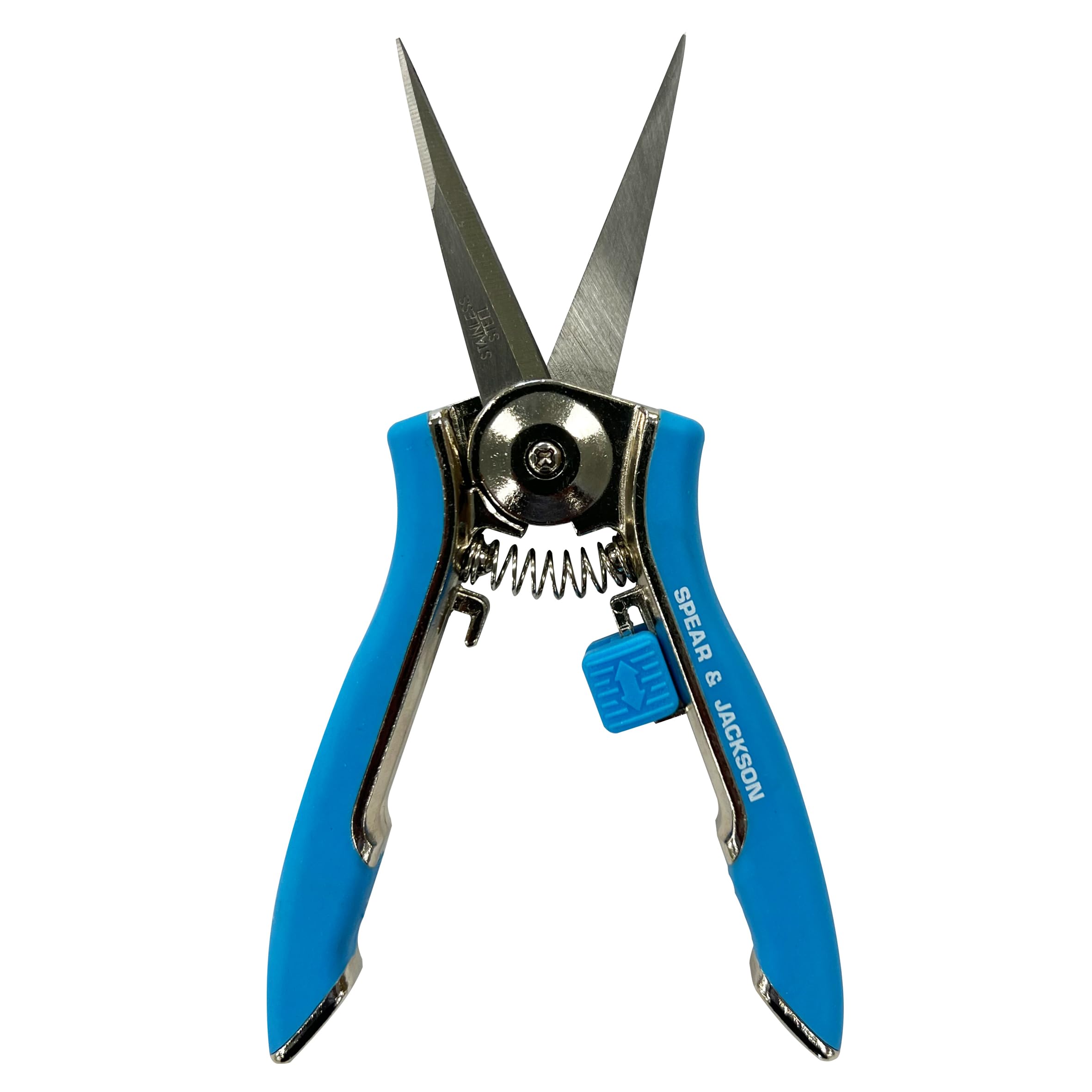 Spear and Jackson 66418BL Colours Long Blade Snips - Blue