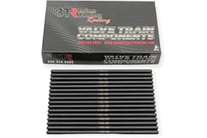 BTR BRIAN TOOLEY RACING Brian Tooley Racing BTR 7.400" LS Chromoly Pushrods 5/16" Diameter .080" Wall, Set of 16