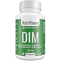 DIM Supplement for Women and Men - Promotes Estrogen Balance - Made in Canada - 200 mg Capsules of Premium Natural Diindolylm