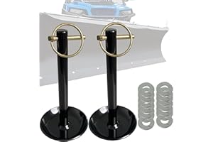 SEASAIL Set of 2 Snow Plow Skid Shoes Compatible with ATV UTV Moose Snow Plow, 5/8" Shaft Size