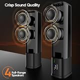 Saiyin 20” Sound Bar TV Detachable 2 in 1 Wall Mount Bluetooth Optical view 2