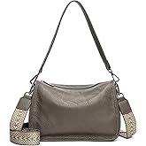 Genuine Leather Crossbody Bag Womens Lightweight Shoulder Purse ladies Small Hobo Handbag