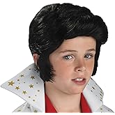 Elvis Presley: Elvis Presley Wig for Kids by Rubies, Boy's No Size