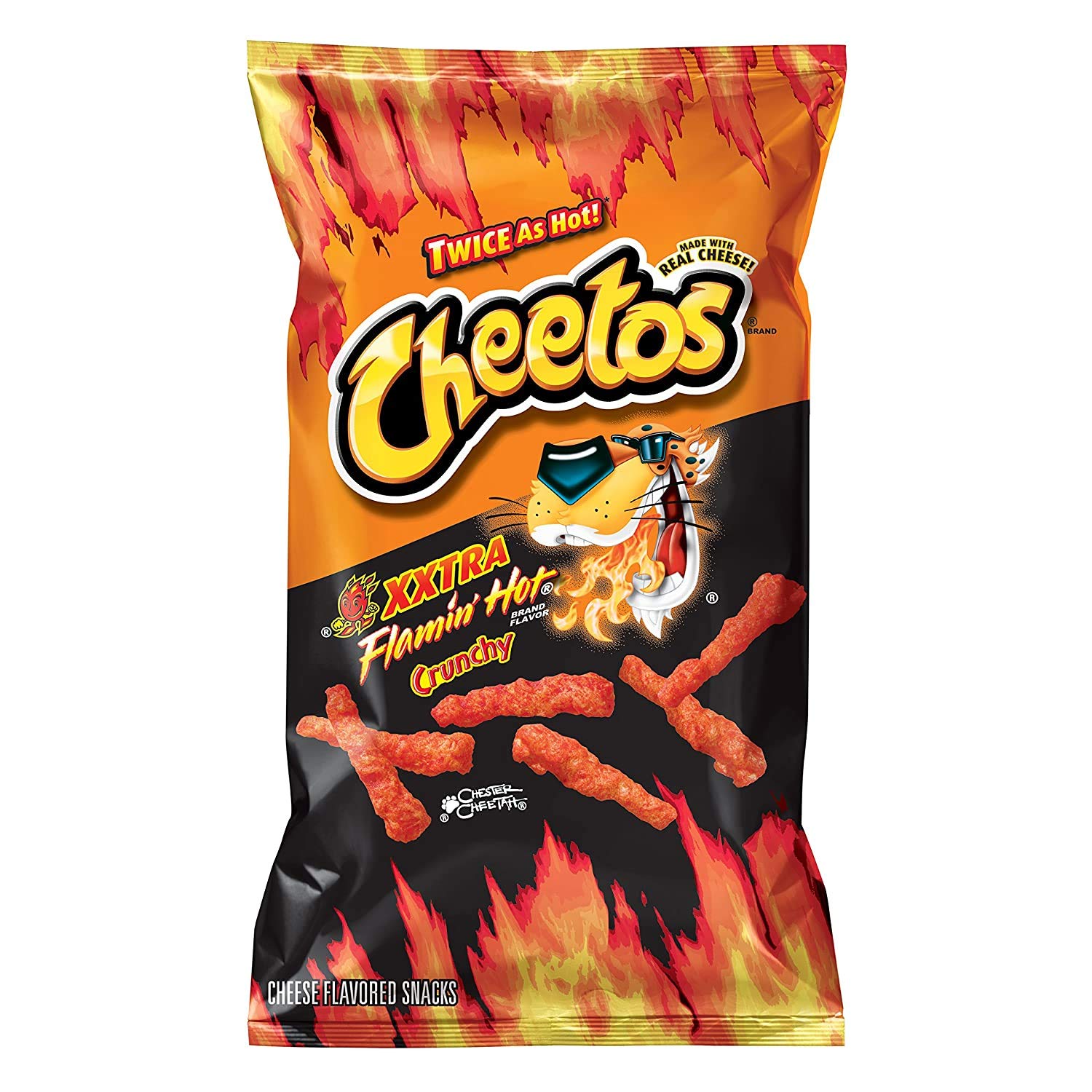 Cheetos Xxtra Flamin Hot Crunchy 8 5 Oz Pack Of 3 Amazon De Grocery