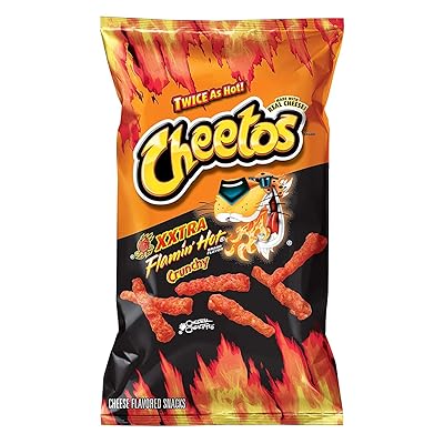 Cheetos  Flamin' Hot Crunchy Flavor Snacks, 9oz (10 Pack) by Cheetos