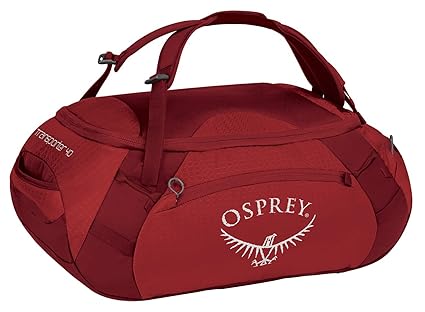 Osprey Transporter Travel Duffel Bag, Hoodoo Red, 40-Liter
