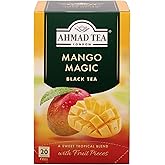 Ahmad Tea Mango Magic Black Tea, 20-Count Boxes (Pack of 6)