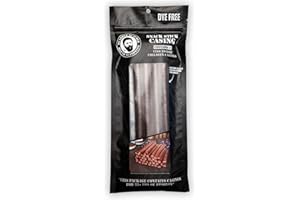 BEARDED BUTCHER BLEND SEASONING Bearded Butchers Edible 17mm Mahogany Collagen Snack Stick Casings, 4-Pack – Make Your Own DIY Meat Snack Sticks, Great with Beef, Pork, Venison & More! Dye Free, Vacuum Sealed, Easy to Use, Holds Up to 25 lbs of Meat