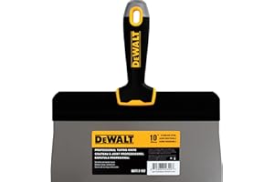 DEWALT 10-Inch Big Back Taping Knife | Stainless Steel w/Soft Grip Handle | DXTT-2-192
