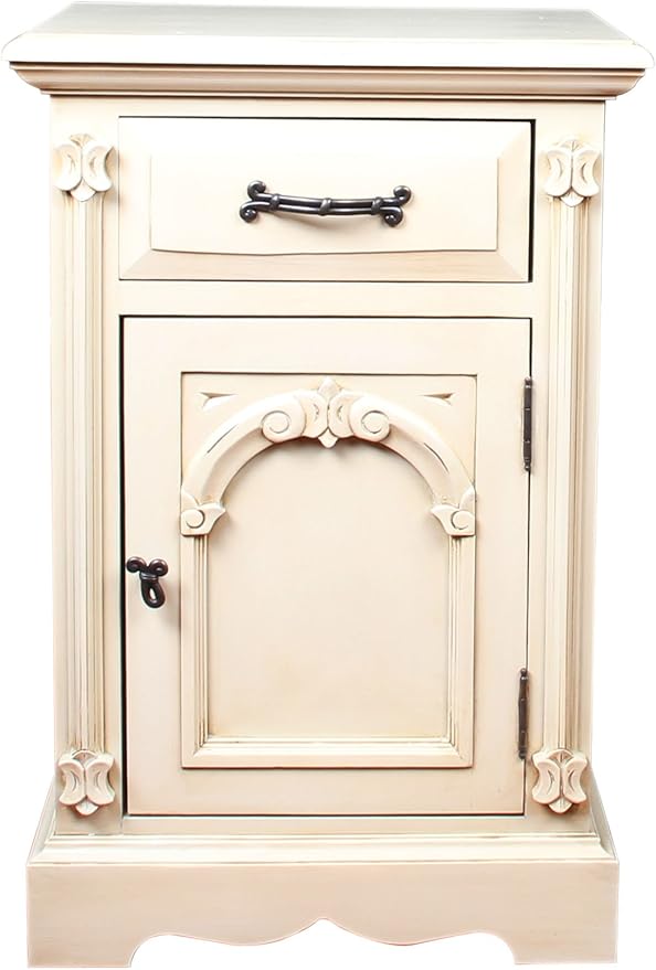 Kettle Interiors Chantilly - Mesilla de Noche con cajones de Madera