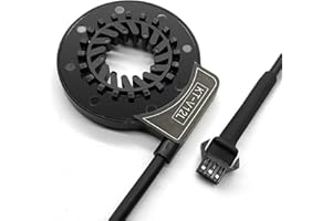 MUSELK Ebike KT V12-L Double Hall Pedal Assist Sensor，Electric Bike Left Crank 12 magents PAS System Assistant Sensor