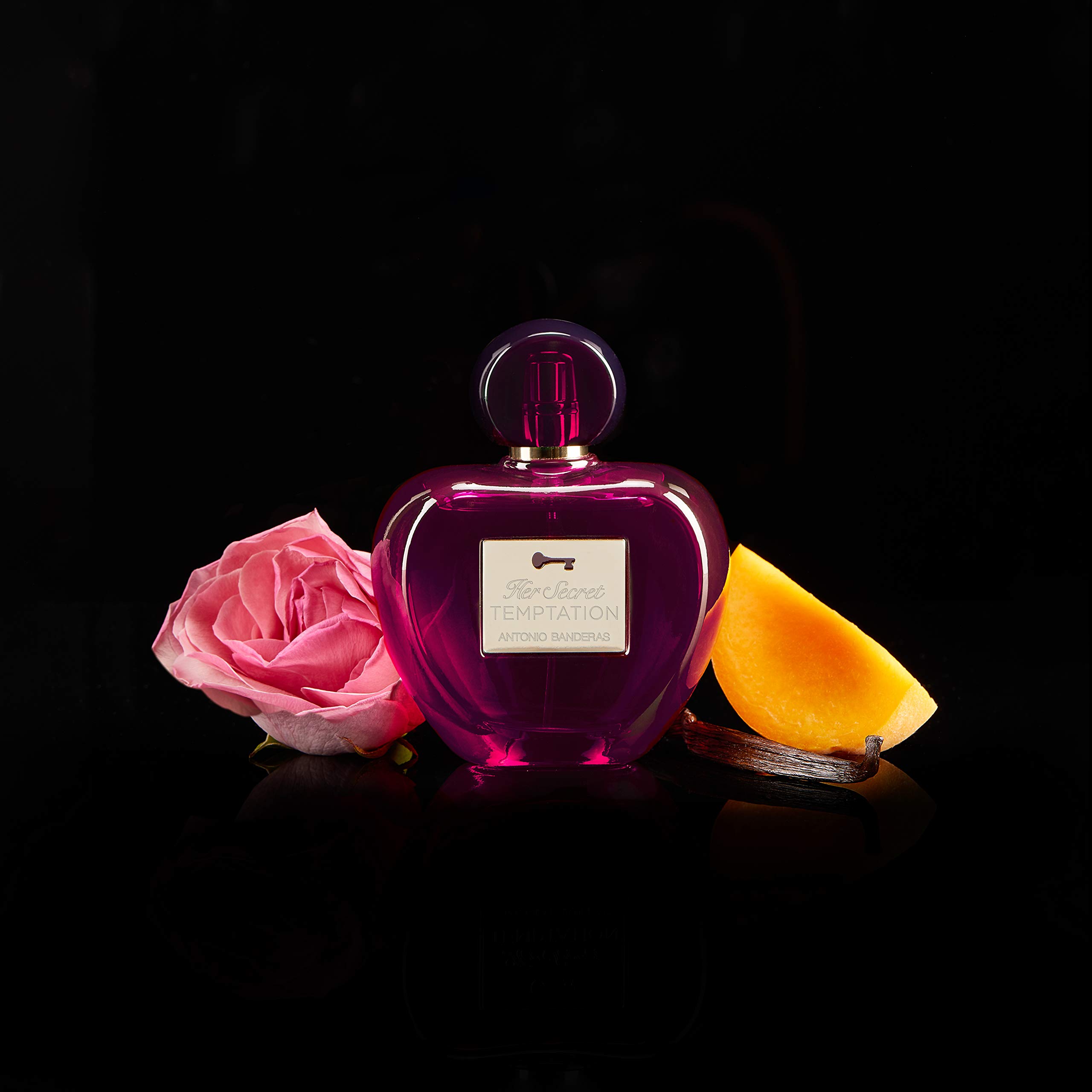 Antonio Banderas Perfumes - Her Secret Temptation - Eau de Toilette for Women - Romantic, Charming and Femenine Fragance - Oriental and Sweet Notes - Ideal for Day Wear - 1.7 Fl Oz