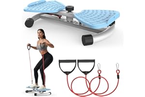 Lazolloa Ab Twister Board, Waist Twisting Machine for Exercise, Waist Trainer for Core Abs Exercise, Home Gym Workout Equipment for Women, Noiseless, 300 lbs Capacity