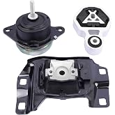 Engine Motor and Transmission Mount Kit Compatible with 2012-2015 Explorer | 2.0L L4 Turbocharged Engine,Replace OE A5634 BB5Z6038F A5614 BB5Z6068B A5612 AV6Z6068A Set of 3