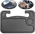 lebogner Auto Steering Wheel Desk, Laptop, Tablet, iPad Or Notebook Car Travel Table, Food Eating Hook On Steering Wheel Tray, for Constant Travelers, Fits Most Vehicles Steering Wheels