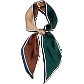 kcctoo 59” Long Silk Like Head Scarf Women's Fashion Square Neck Satin Scarfs for Bag Hair Scarves Gift 59 * 5.9”