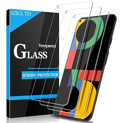 Protector de pantalla Google Pixel 5, [paquete 3] Resistente a los ara&ntilde;azos / Resistente a los casos / Sin burbujas / HD Protector de pantalla de vidrio templado de dureza 9H para p&iacute;xeles 5 2020
