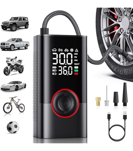 150PSI Cordless Air Compressor Tire Inflator For Car Motorcycle - View #5