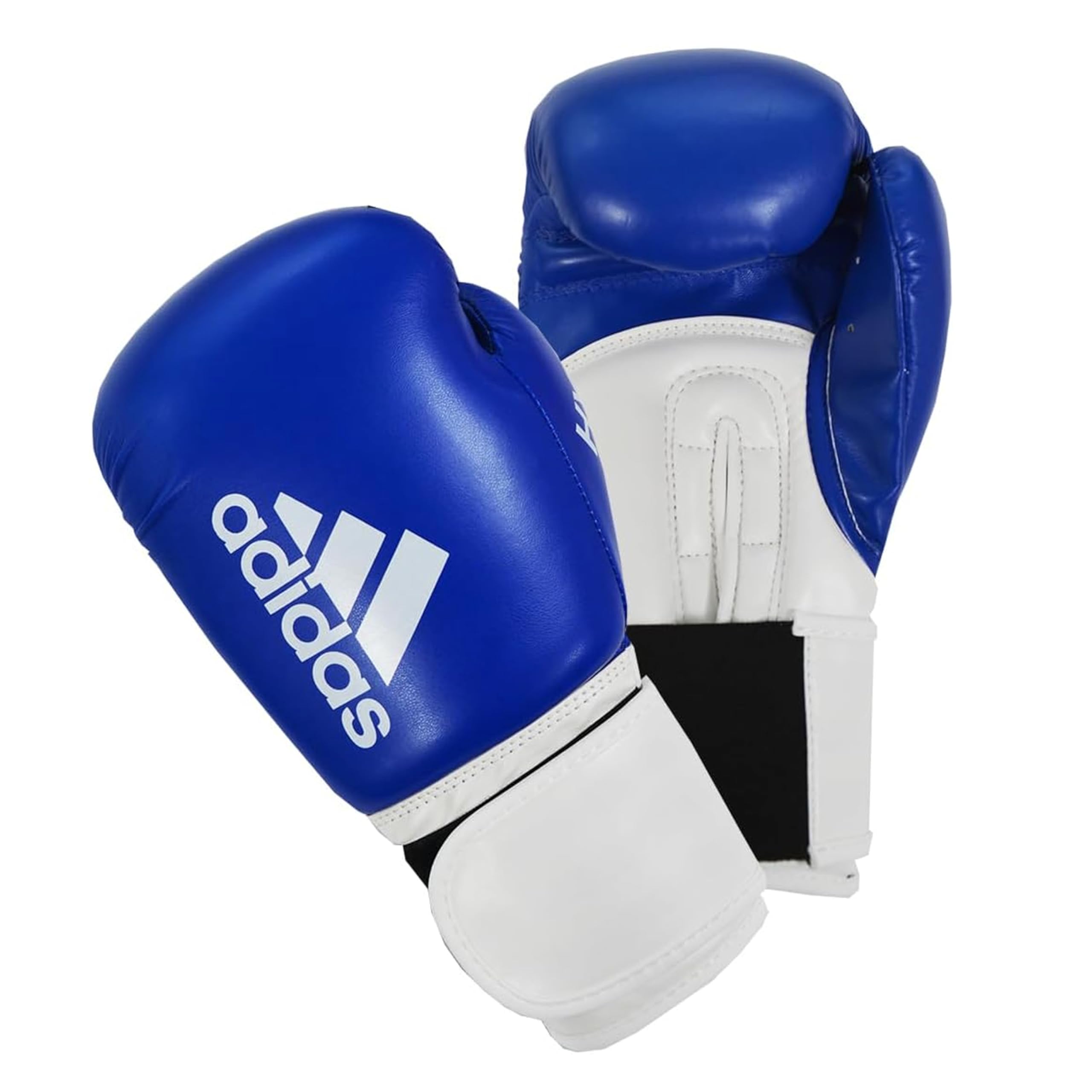 adidas Unisex's Boxing Gloves Men Women Kids Sparring Training Hybrid 100 6oz 8oz 10oz 12oz 14oz 16oz, Blue, 12 oz โ image 1