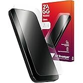 ZAGG Glass+ Screen Protector for iPhone 16/15 – 3X Stronger Tempered Glass with Reinforced Edges, Scratch & Smudge Resistant, InvisibleShield, Easy Installation