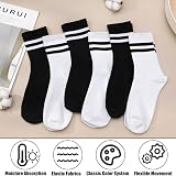 Zuimei 6 Pairs Ladies Socks Sports Gym Ankle Cotton Multicolor Half Cushioned view 4