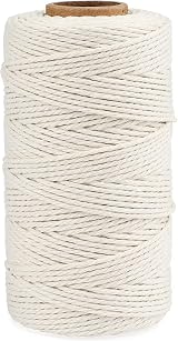 jijAcraft 2MM Butchers String 328ft Cotton Cooking Twine Beige Natural Food view 7