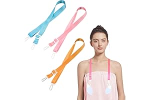 BROUGETME 3 Pack Shower Lanyard for Mastectomy Drain Holder,Drainage Bulbs Breast Cancer, Breast Cancer/Abdominal Debridement/Tummy Tuck Patients Surgical Drain Holder; Breast Surgery Recovery Care Package
