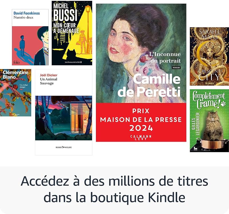 Kindle Colorsoft 16 Go (modèle 2024) : écran couleur qui révèle les couvertures et le contenu ; surlignez désormais en couleur ; sans publicités (noir)