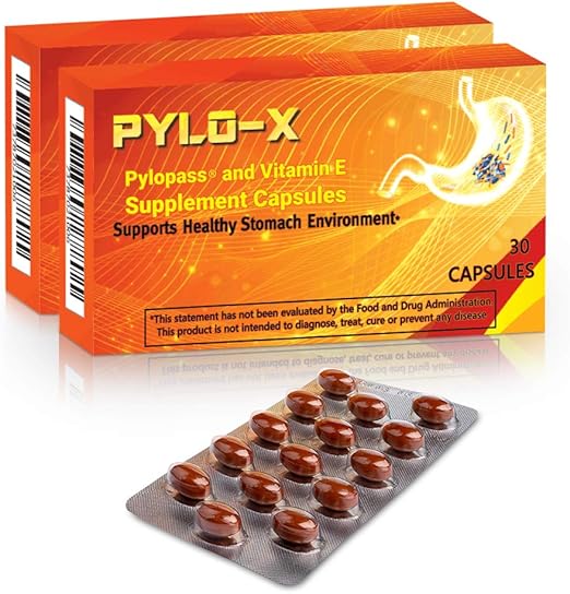 PYLOX Pylopass and Vitamin E Supplement Capsules