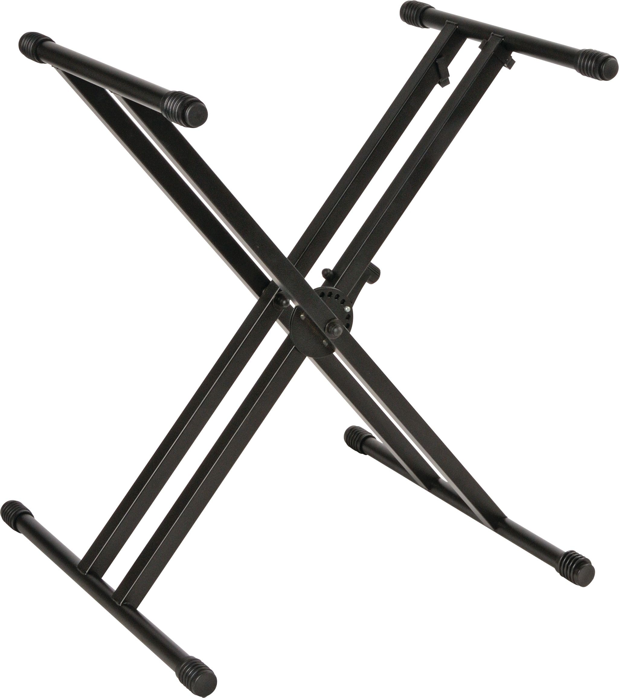 Quik Lok QL/746 Double Braced Double Tier Keyboard Stand - Black