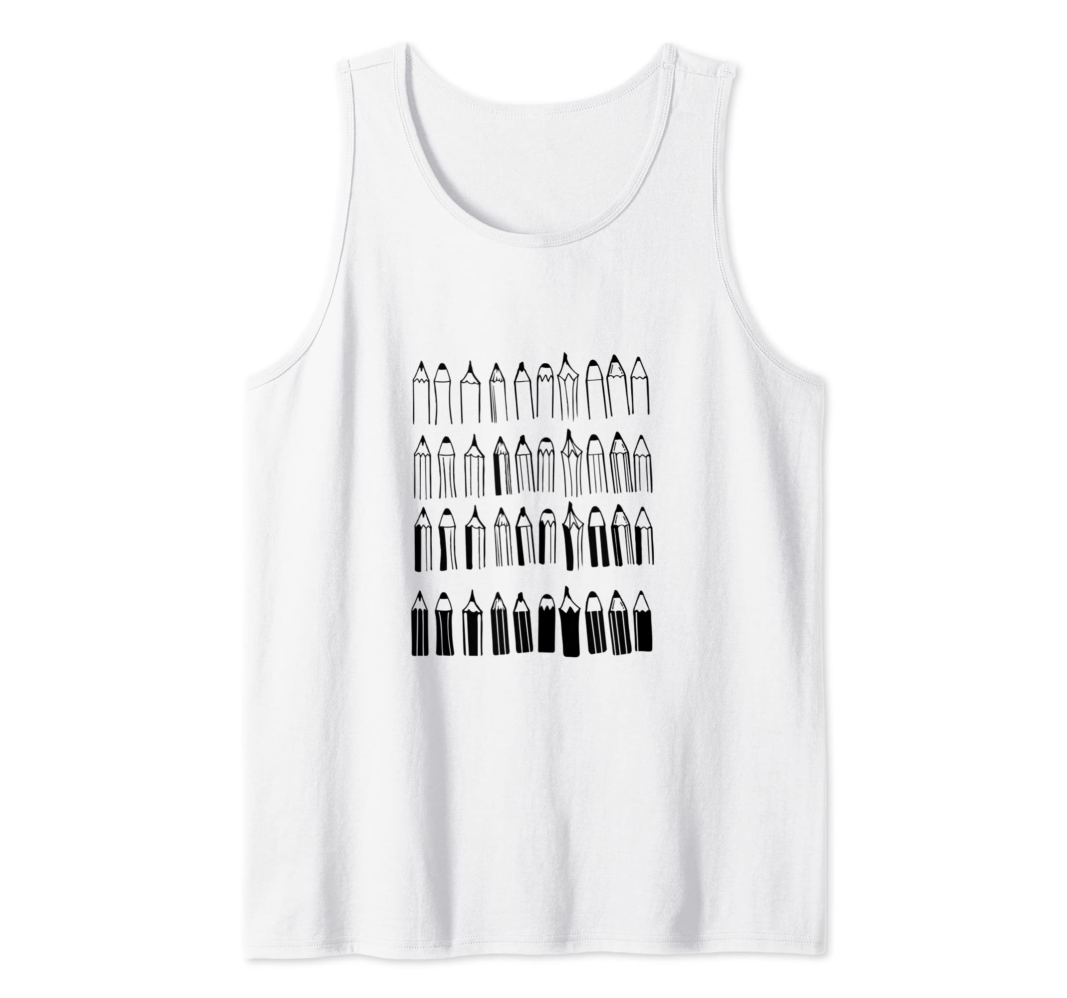 Pencils Sketch Artist Art Teacher Tank Top