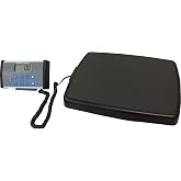 Health O Meter 498KL Digital Scale, Remote Display, Stand-On, Capacity 500 lb, Resolution 0.2 lb./0.1kg, 13-3/4" x 16-1/2"x 2-3/8 H Platform