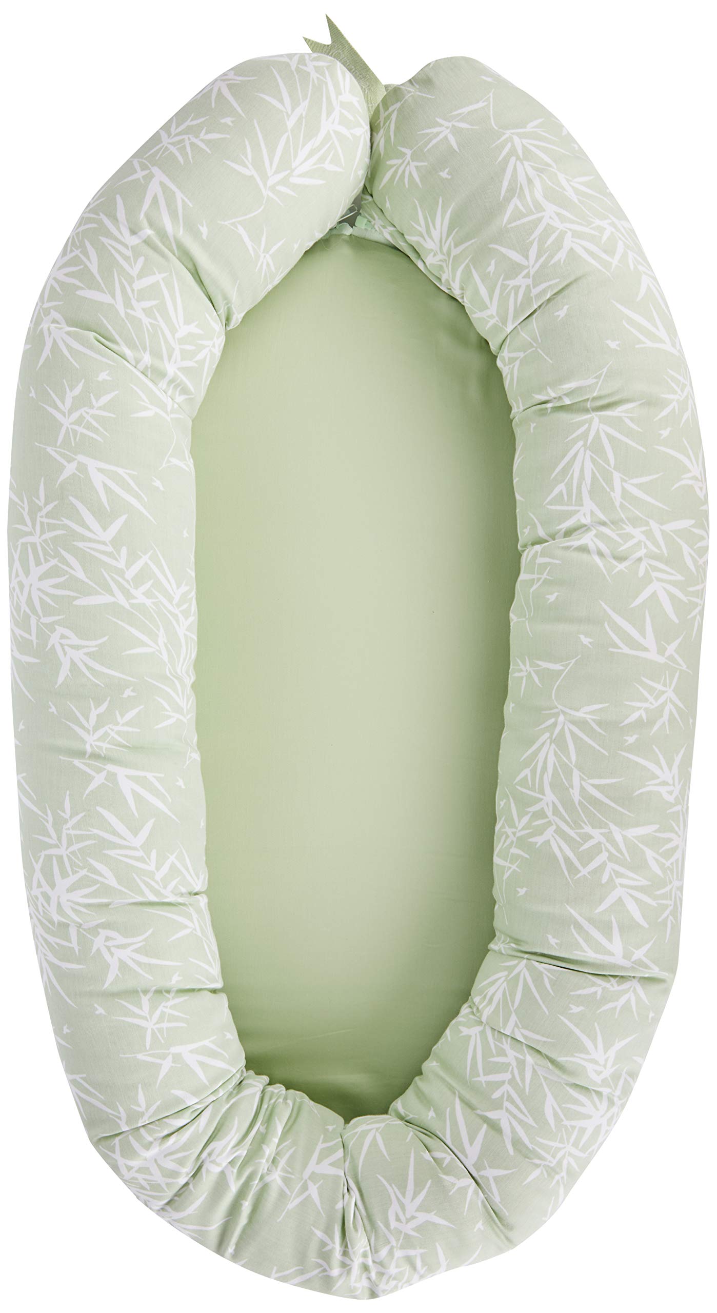 Manostiles Danish Design Organic Cotton Luxury Babynest, Soft Matcha