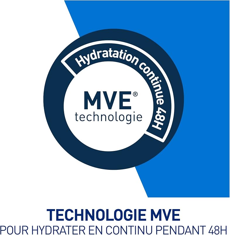 Baume Hydratant Visage & Corps, Hydratation 48H, Technologie MVE + 3 Céramides + Acide Hyaluronique, Approuvé Association Française de l'Eczéma, Sans Parfum, Peaux Sèches, 454 g
