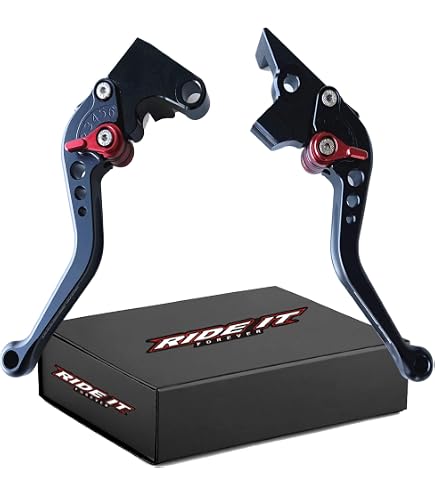 thumbnail image 2 of CNC Short Brake And Clutch Levers For Yamaha MT-07 MT07 2014-2024 - Black Anodized Aluminum 2 of 5