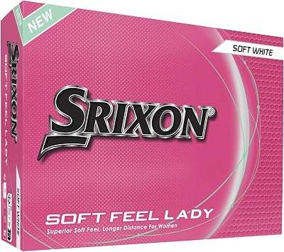 Srixon Soft Feel Lady Golf Ball – Low Compression, High Launch, Ultra-Soft Feel