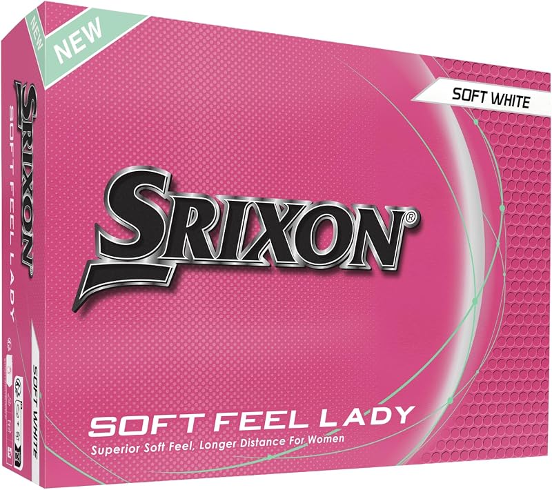 Srixon Soft Feel Lady Golf Ball – Low Compression, High Launch, Ultra-Soft Feel