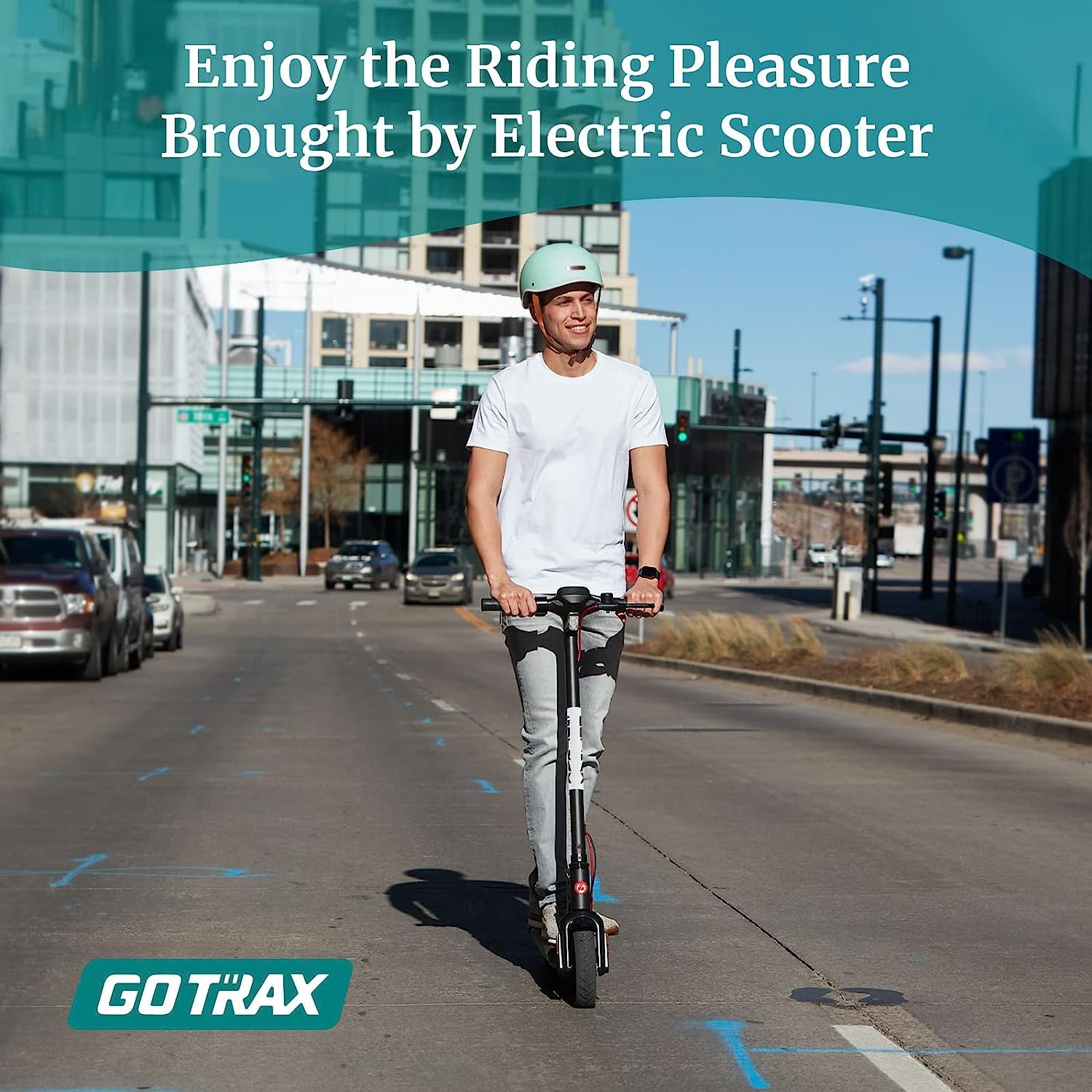Gotrax APEX XL Commuting Electric Scooter 8.5" Air Filled Tires 15