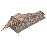 GEERTOP Ultralight Bivy Tent, 1 Person Backpacking Tent for Camping | Lightweight, Easy Setup, Single Wall, Waterproof Solo Tent, for Hiking, Hunting, Motorcycle Adventures