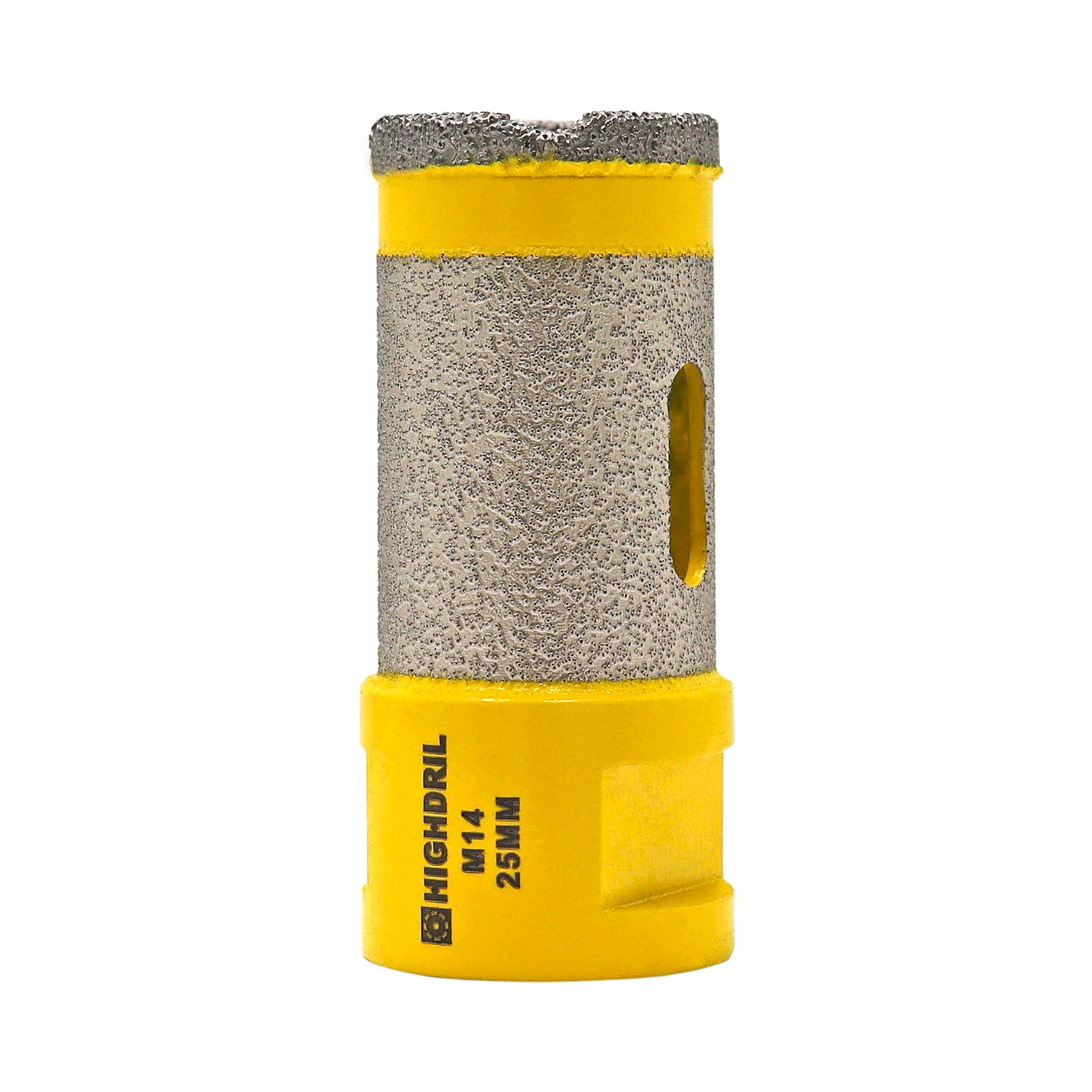 HIGHDRIL Diamond Finger Milling bit - 25MM Dry Drilling Core Bit for Drilling Milling Enlarging Holes in Ceramic Porcelain Tile Marble Granite Artificial Stone