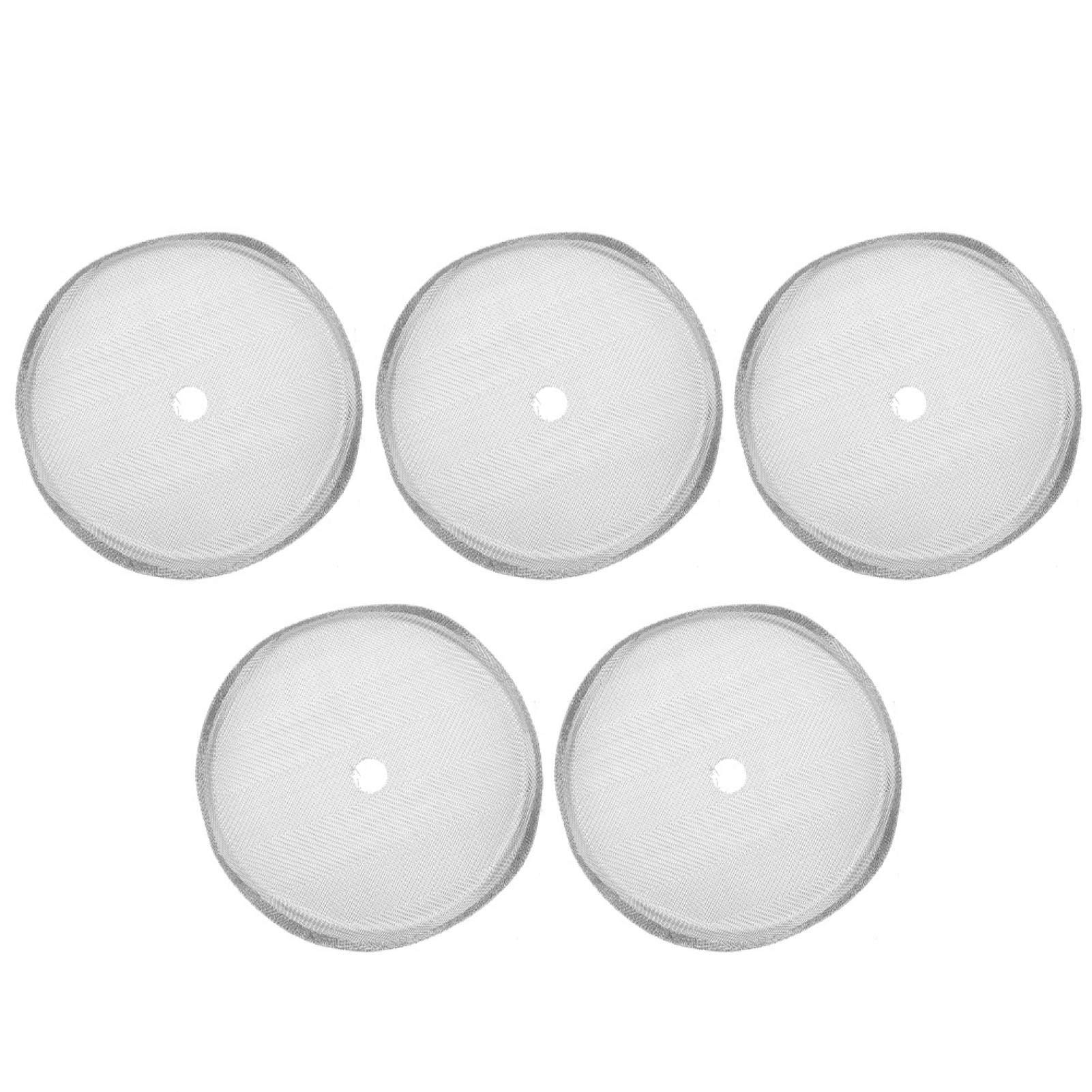 Coffee Press Filters Screen 5Pcs Stainless Steel Filter Mesh Screen Replacement for 350ml French Press Coffee Maker Home Kitchen