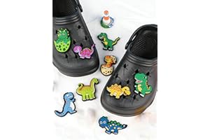 20Pcs Cute Dinosaur Shoe Charms for Clogs & Footwear, DIY Accessories, Ideal Christmas/Birthday Gifts for Kids-ZXJ-KL20