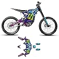 Kungfu Graphics Decal Kit for Surron SUR-RON Light Bee X LBX with KKE Fork, Blue Purple, SRX17N088-KO