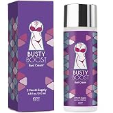 Busty Boost Breast Enhancement Cream &ndash; Natural Firming &amp; Lifting Cream for Fuller, Firmer Breasts &ndash; Infused with Maca Root, Wild Yam, Guggul Resin &amp; Gotu Kola &ndash; Made in the USA &ndash; (2 Month Supply)