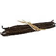 10 Vanilla Beans - Whole Gourmet Grade A Pods for Baking, Homemade Extract, Brewing, Coffee, Cooking - Tahitian