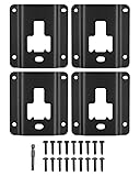 Forccord 4pcs Tie Down Anchors Plates for Ford F150
